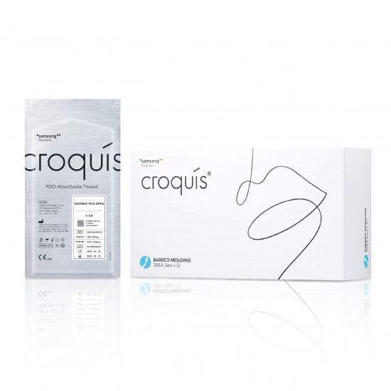 Croquis Barbed Molding 19G/100mm 30st