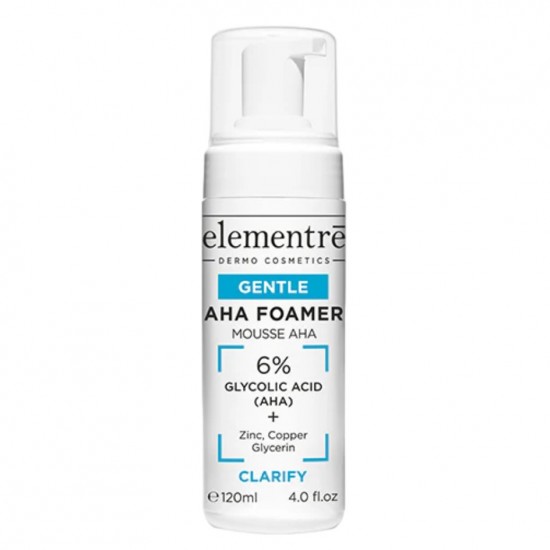 Elementre 6% Glycolic Acid AHA Foamer 120ml - Spumă cu 6% Acid Glicolic AHA 120ml