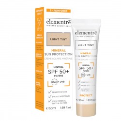 ELEMENTRE MINERAL SUN PROTECTION SPF50+ LIGHT - Cremă de protecție solară minerală LIGHT SPF50+ 50ml